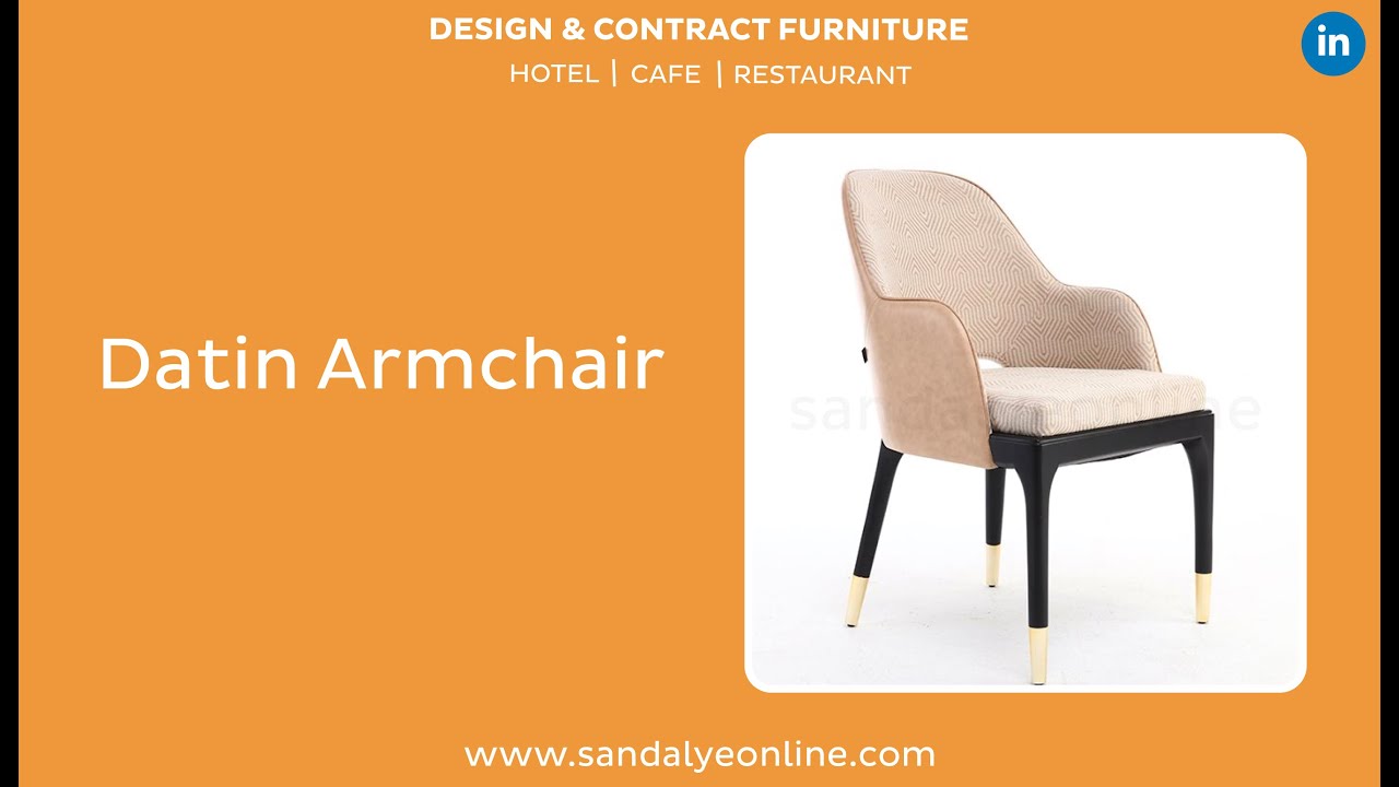 Datin Armchair | Sandalye Online Design&Contract Furniture - YouTube