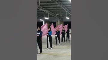 leren basic color guard spin flag #marchingband #drumband #drumcorps #marching #marching #short