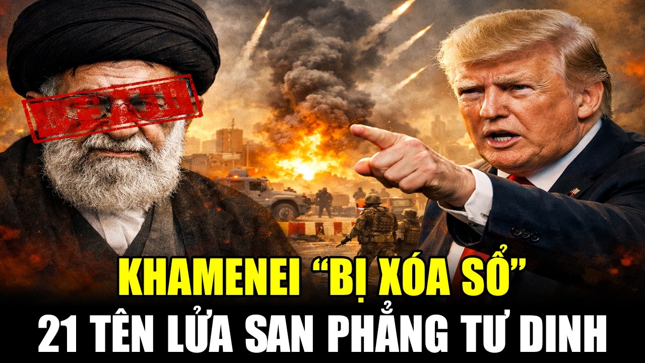 Chấn Động: Giáo Chủ Khamenei Đã Thiệt Mạng - 21 Tên Lửa 