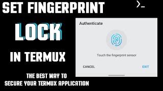 How To Setup Fingerprint Lock On Termux
in this video tutorial, I have shown you how to make your #termux application more private by setting up a fingerprint lock I hope you found this video helpful.
Termux Fingerprint Link And Commands : https://bit.ly/376bPS0
Subscribe Here : https://youtube.com/channel/UC-yhh_AFgBJT76949x9Hx4g?sub_confirmation=1
#termuxtutorial #fingerprint How To Setup Fingerprint Lock On Termux