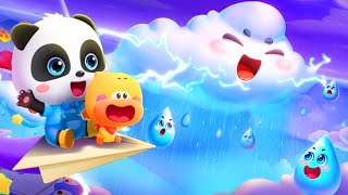Baby Panda's Science World - Why Does It Rain? Make a Rainwater Filter - BabyBus Game screenshot 5