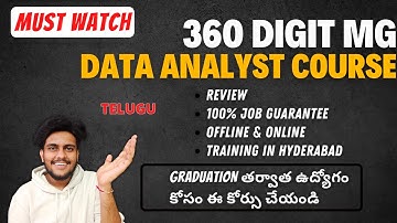 360DigiTMG Data Analyst Review | Offline Course Training in Hyderabad | 100% Job Placement