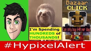 Simon RESPONDS to Hacker Problem! #HypixelAlert HUGE Bazaar Skyblock Controversy