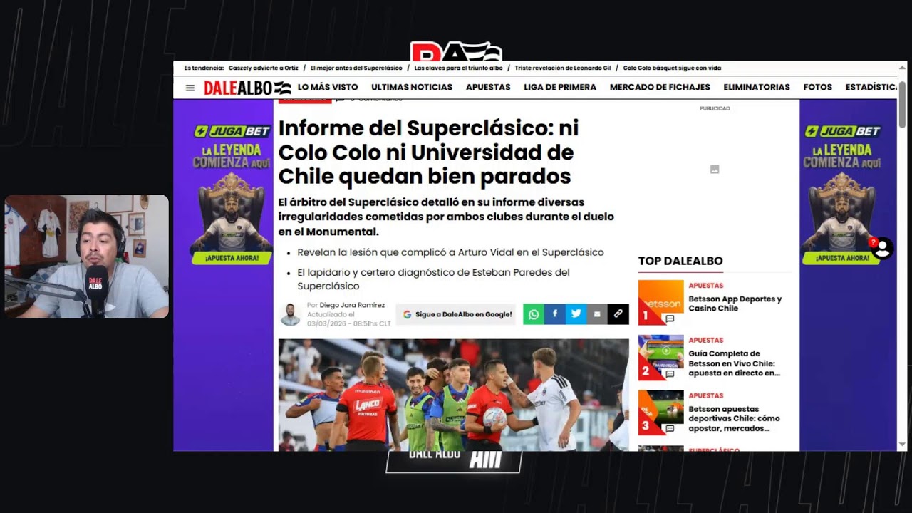 ⚪⚫ DaleAlbo AM EN VIVO | COLO COLO busca dar vuelta la página y comenzar a pensar en AUDAX ITALIANO
