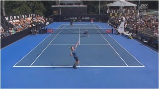 Kiwi Michael Venus Wins In Straight Sets, Through To Asb Clic Doubles Semi-Final