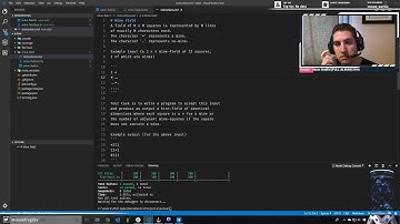 #100DaysOfCode solving Mine Field code kata