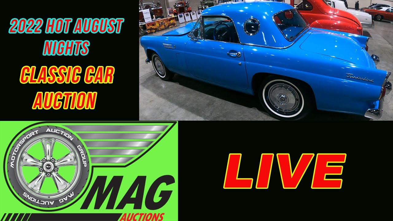 2022 Hot August Nights MAG Classic Car Auction LIVE 080522 YouTube