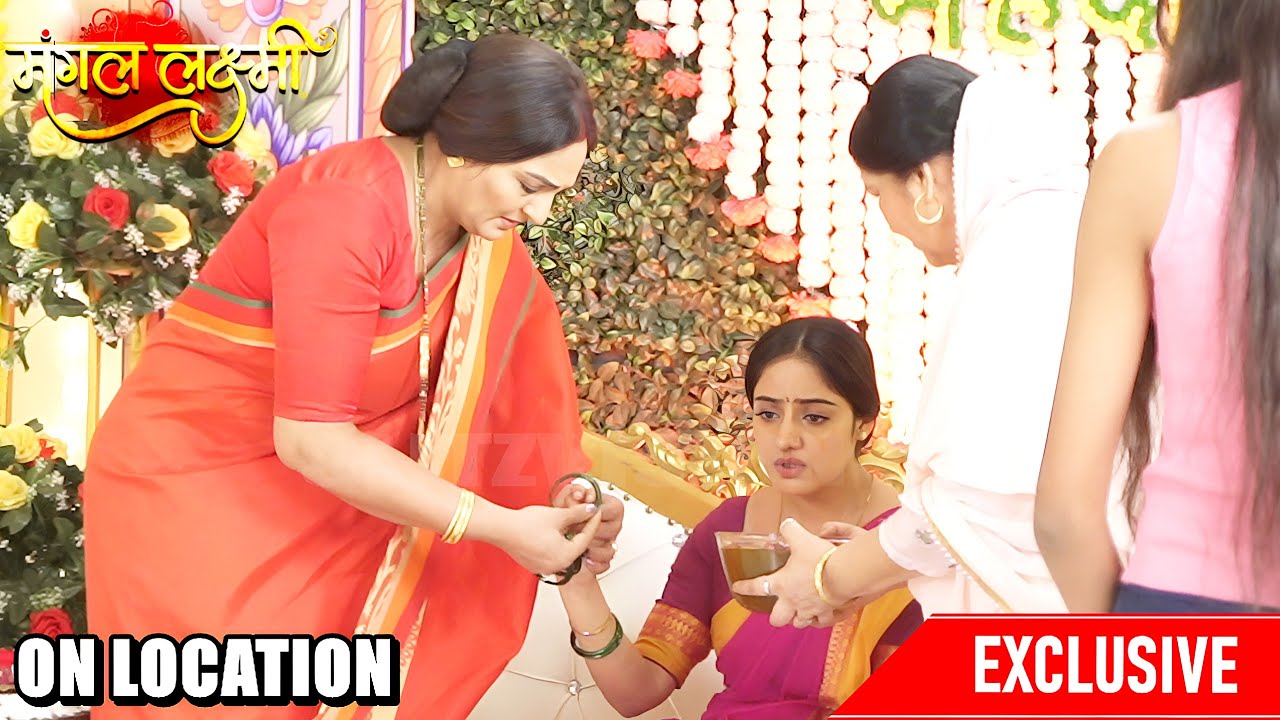 Mangal Lakshmi: Mangal–Adit Ki Mehendi! Kusum Nahi Pehna Paayi Mangal Ko Chudiyaan | ON LOCATION