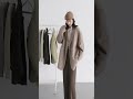 CHIC VEN Women's Woolen Coats Loose Casual Double Breasted Retro