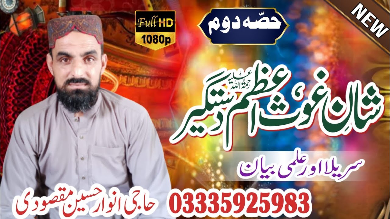 Allama Anwar Hussain Maqsoodi