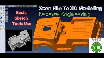 Visi Vero Reverse Engineering _ Scan File To  3D Car Design.