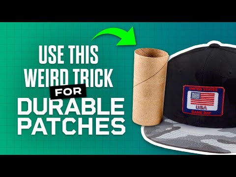 putting patches on hat with heat press｜TikTok Search