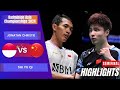 Jonatan christie ina vs shi yu qi chn  sf  badminton asia championships 2024