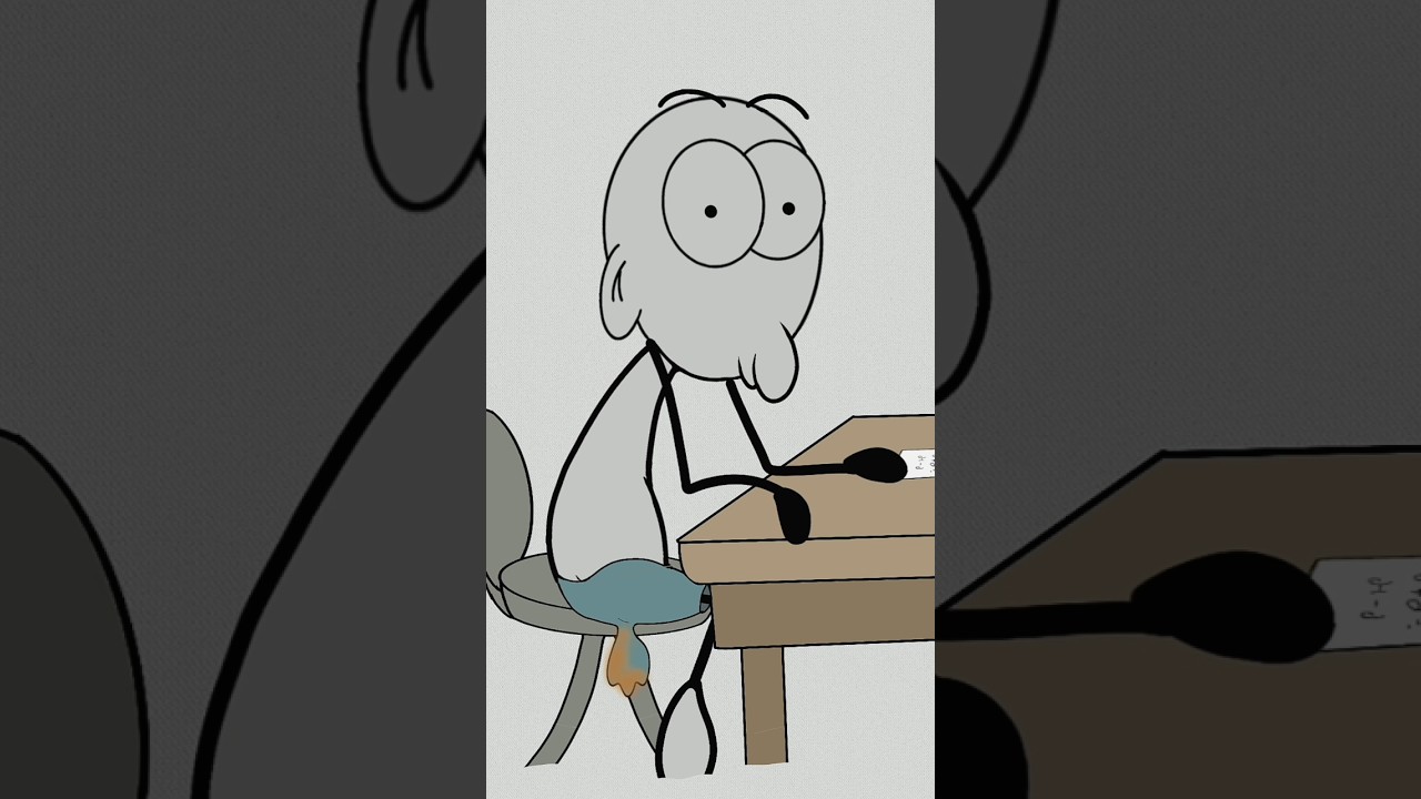 my buddy during boring class. 🤣😂 (best animation memes) 