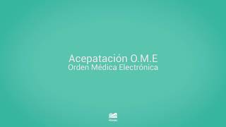 Electronic Medical Order (OME) acceptance and validation screenshot 5