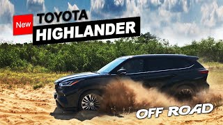 Toyota HIGHLANDER 2020 | Поведение за пределами ОБЫЧНЫХ ДОРОГ…