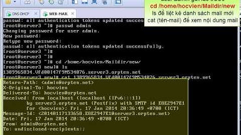 CentOS Lab - part5 - Cài đặt và cấu hình Mail server