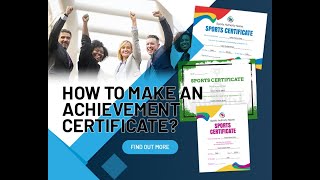 How to Design & Make a Printable Achievement Certificate