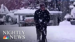 Early Winter Weather Across The Country Causes Accidents And Commuter Chaos | NBC Nightly News