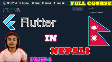 Flutter  In Nepali // Part-1 // (Full Course) #flutter #dart