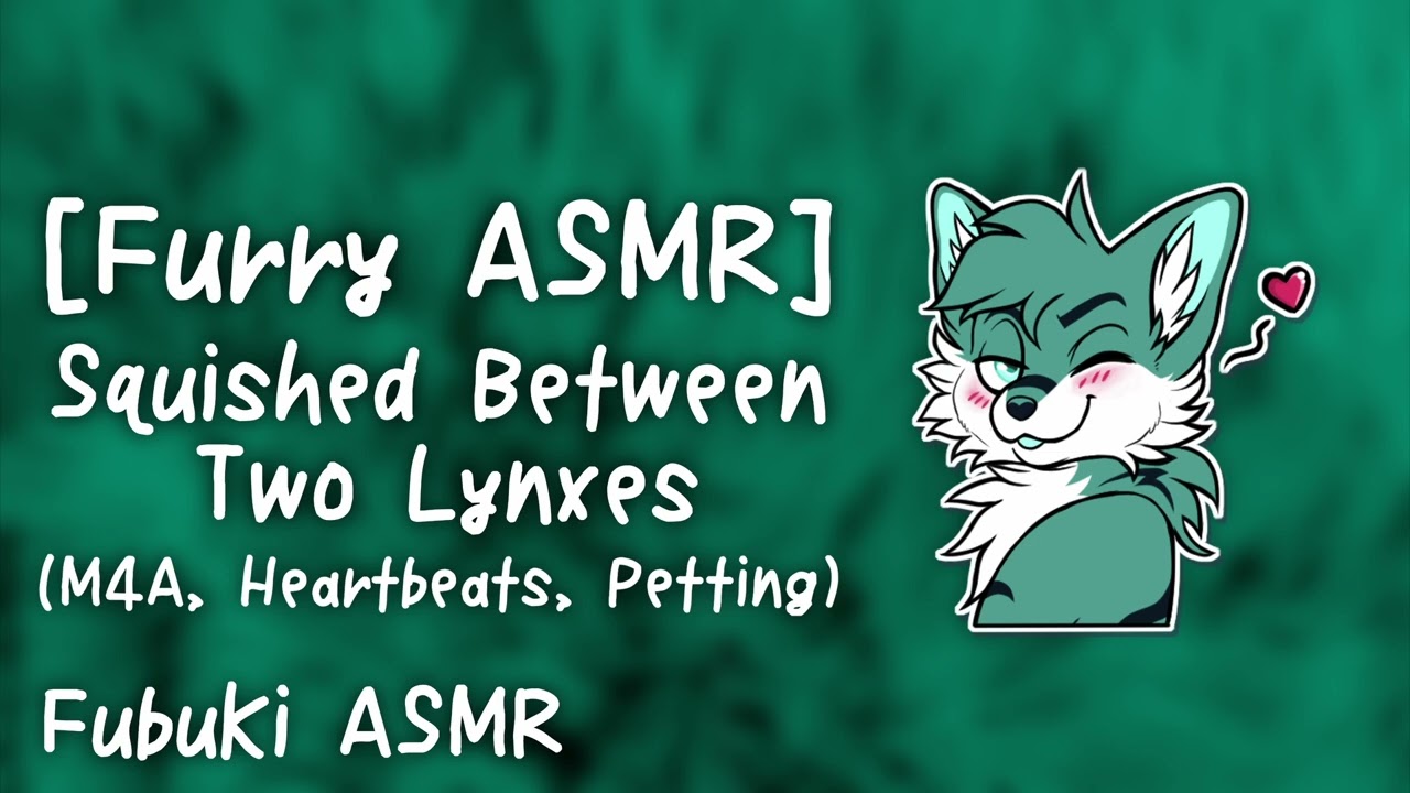 Furry ASMR | [M4A] Squished Between Two Lynxes! (3Dio, Heartbeats, Petting, No Talking)