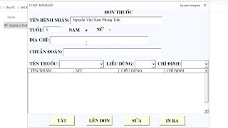 | Free | Lập Hoá Đơn, Đơn Thuốc Xuất In Nhanh | Phần Mềm | Miễn Phí #vba #excel screenshot 2
