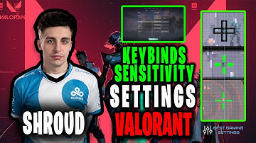 Shroud Valorant Settings Sensitivity Keybinds Crosshair and Setup Updated 2021