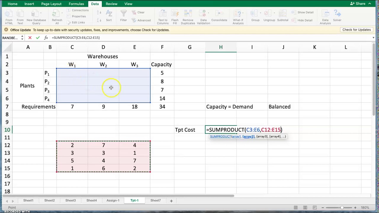 Транспортная проблема