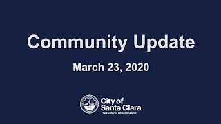 Community Update from Mayor Gillmor - COVID-19, March 23, 2020