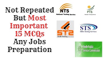 15- Computer MCQs most important & repeated computer mcqs for the test of #PTS #NTS #STS #SIBA #SPSC