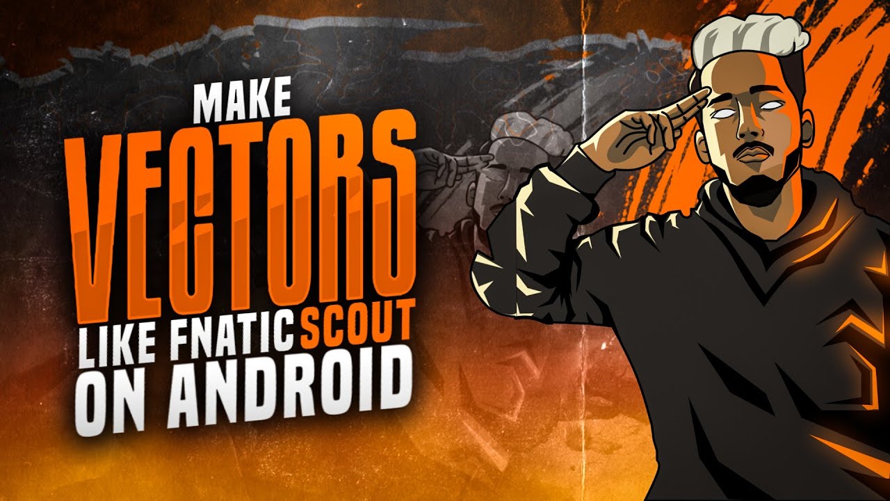 Make Vectors Like Fnatic Scout On Android Gaming Pubg Logo On Android Infinite Design Youtube