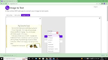 How to Convert Images to Text.  Online OCR - Image2Text