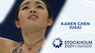 Karen Chen (USA) | Ladies Short Program | ISU Figure Skating World Championships