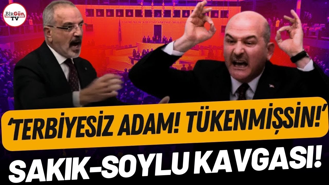 SIRRI SAKIK-SÜLEYMAN SOYLU KAVGASI! Meclis karıştı! 'Haddini bil, terbiyesiz adam!'