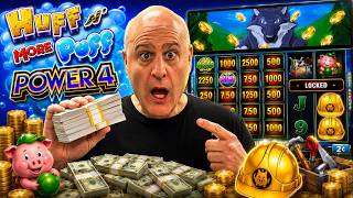 RECORD BREAKING JACKPOT On Huff N More Puff Power 4!!