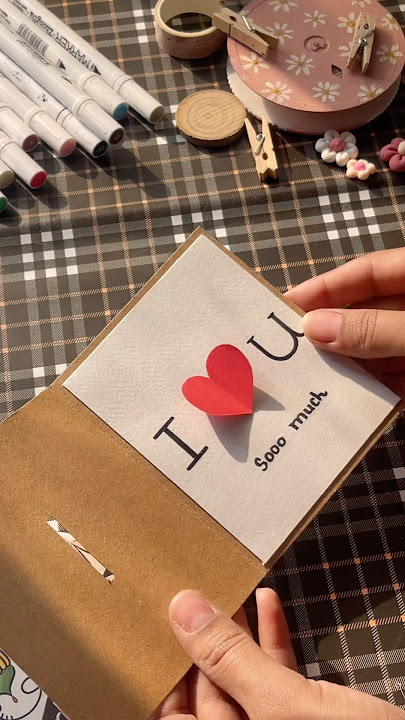 Diy Cute Gift Ideas💕#diy #handmade #diygiftcard #foryou #love