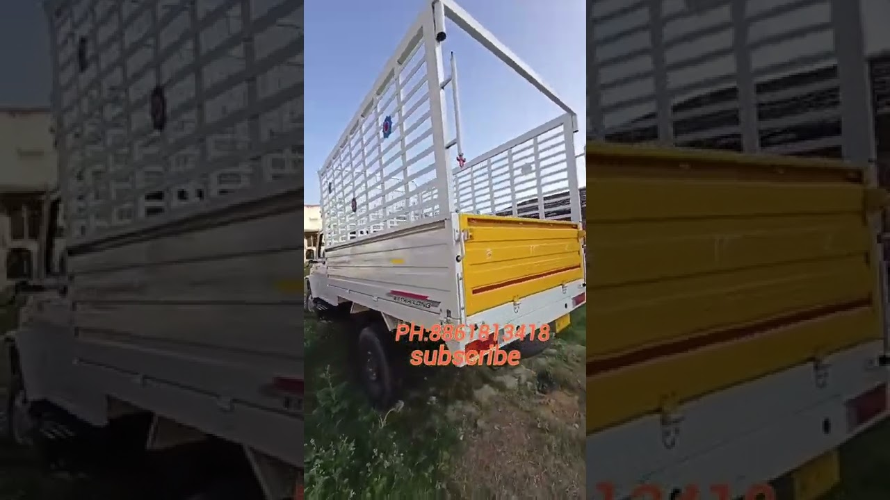 Mahindra Bolero pickup 1.7T Extra long open body works