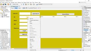 #10 Java with Database ::: Get selected row in JTable then put to Textfield in Java oracle