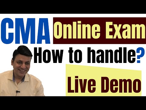 CMA Online Exam ?Live Demo? How to Handle: Terms & Conditions