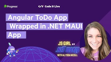 JS Girl in a .NET World: Angular ToDo App wrapped in .NET MAUI App