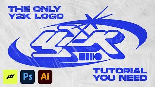 THE ONLY Y2K LOGO TUTORIAL YOU NEED + FREE ASSETS (ILLUSTRATOR ...