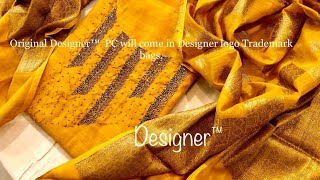 CHARMING YELLOW PARTYWEAR | DESIGNER DRESS MATERIAL ONLINE | NILA ONLINE EMPORIUM | KERALA |INDIA screenshot 4