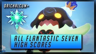 Kingdom Hearts 3 Flantastic Seven Locations & HIGH SCORES - Orichalcum+ Reward (Flanmeister Trophy)