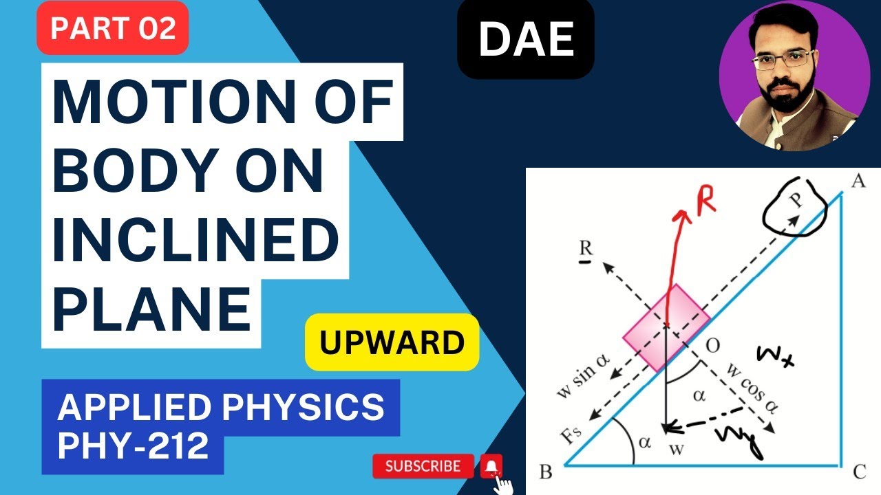 MOTION OF BODY ON INCLINE PLANE (UPWARD) - YouTube