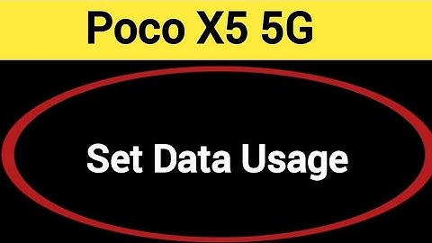 How to set data usage, Poco X5 5G data limit Kaise lagaen