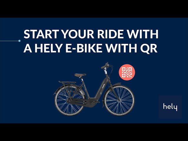 Start your ride with a Hely e-bike with QR! class=