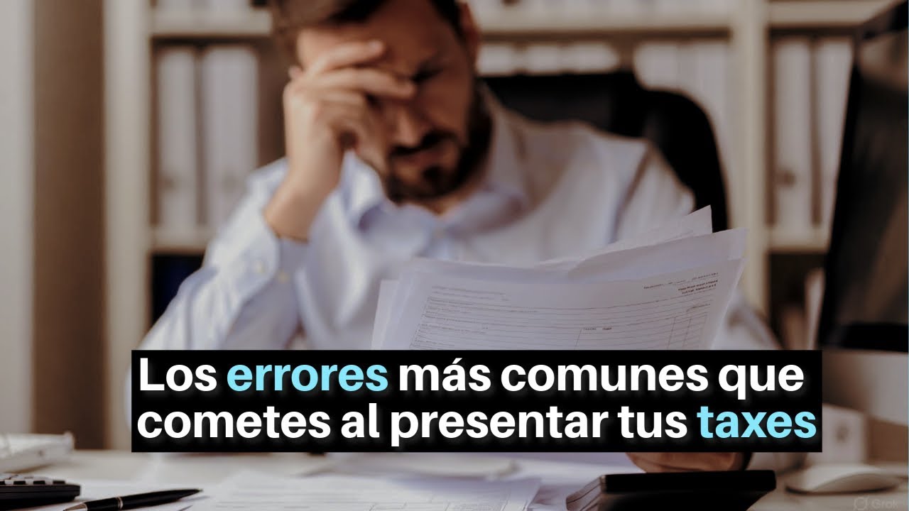 Los errores mas comunes que cometes al presentar tus taxes. - YouTube