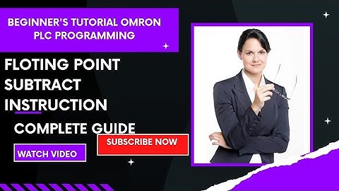 OMRON PLC FLOTING POINT SUBTRACT INSTRUCTION,OMRON PLC PROGRAMMING