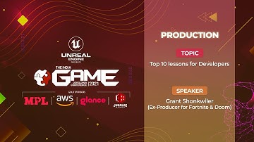 Top 10 lessons for Developers | India Game Developer Conference 2021 - 13th Edition