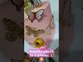 Made this Trendy butterfly cake for my daughter's 1st year birthday. .#cake #butterflycake